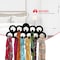 Home Basics Velvet Scarf Hangers with Chrome Plated Steel Hooks, Black 3PK FH01455 - alternate 2